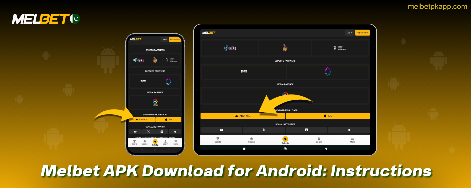 For users from Pakistan, you can download the Melbet app for Android